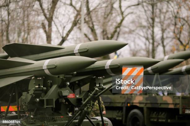 Anti Aircraft Missiles Stock Photo - Download Image Now - Anti-Aircraft, Order, Ballistic Missile