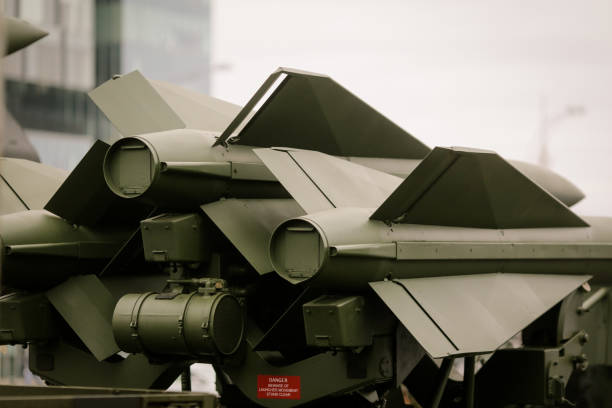istock Anti aircraft missiles 886068828