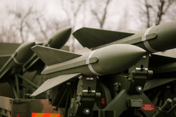 istock Anti aircraft missiles 886068880