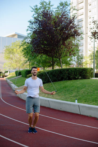 istock Sports man training in the park 886069124