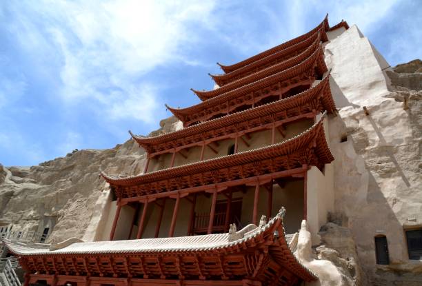 istock Mogao Caves, Dunhuang, Gansu, China 886075232