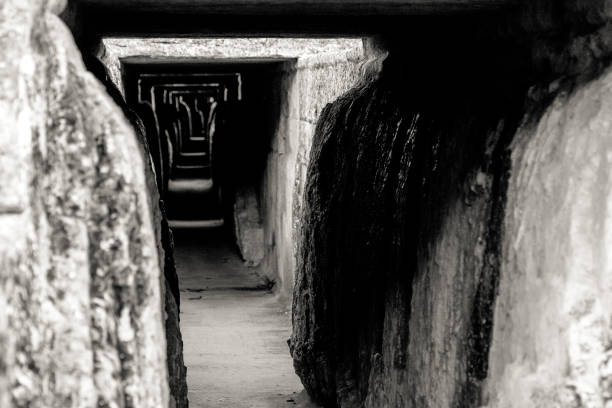 istock silhouette at the end of a tunnel 886110344