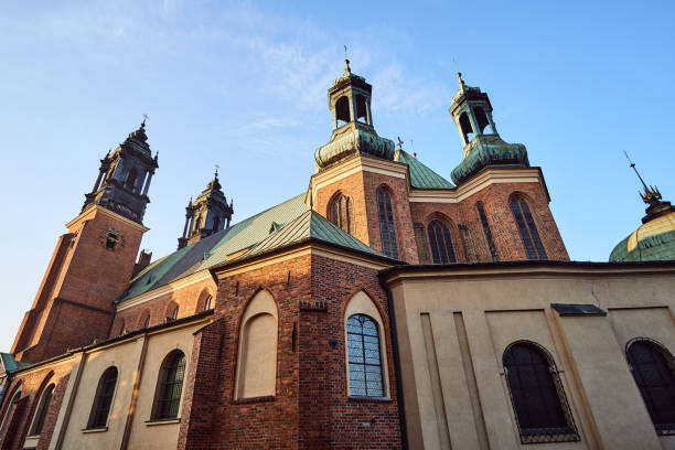 istock Towers of medieval Gothic cathedral 886119184