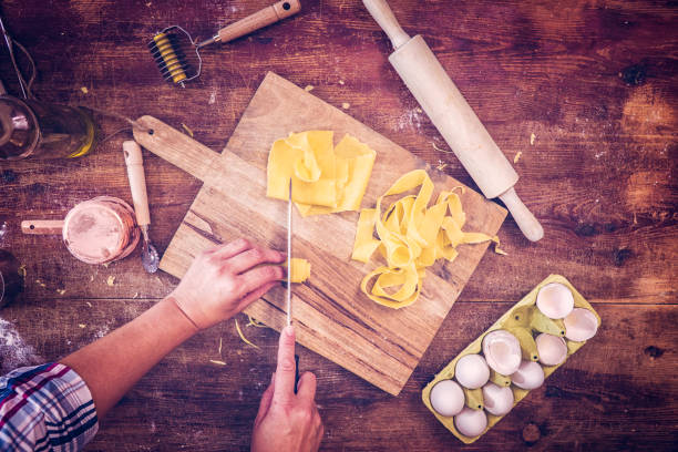 Preparing Homemade Pasta