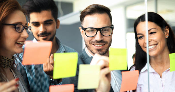 istock Business colleagues in conference room 886131512