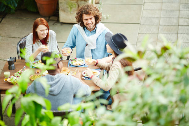 istock Dinner of companions 886131708