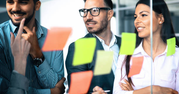 istock Business meeting in modern conference room 886131736