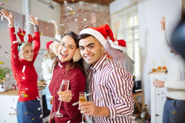 istock Couple at party 886148634