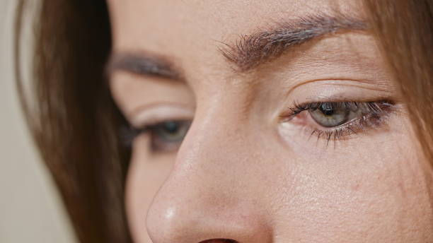 istock Girl's Eye with Reflection of Screen 886176550