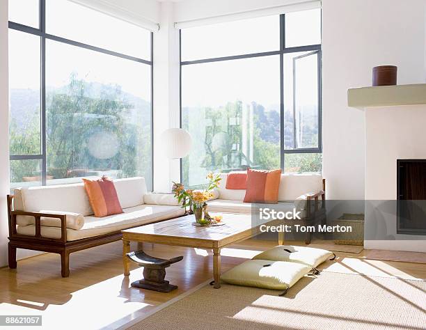 Interior Of Modern Living Room Stock Photo - Download Image Now - Living Room, Home Interior, Window