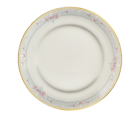 Porcelain, or ceramic, dish plate