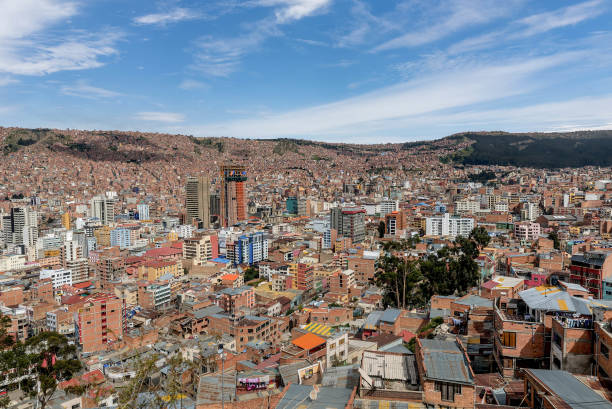 istock Panoramic view of La Paz, Bolivia 886247348