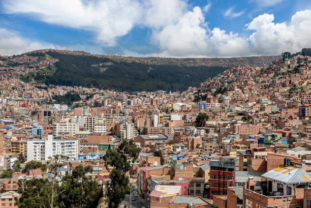 istock Panoramic view of La Paz, Bolivia 886247388