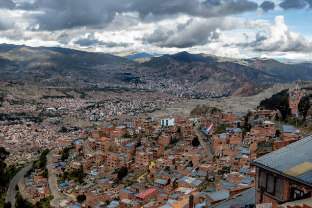 istock Panoramic view of La Paz, Bolivia 886257780