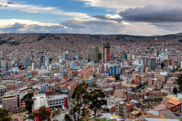 istock Panoramic view of La Paz, Bolivia 886257884