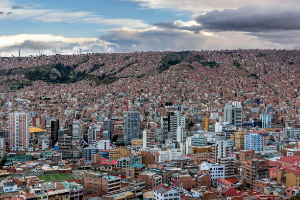 Panoramic view of La Paz, Bolivia