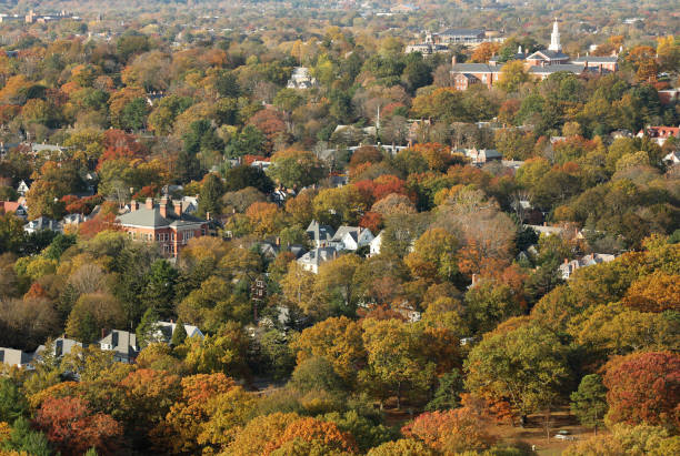 istock New Haven Skyline in Fall Color 886275850