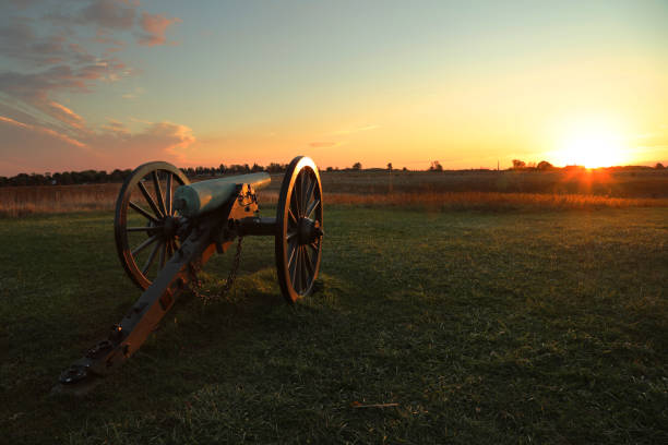 восход солнца в геттисберге - gettysburg стоковые фото и изображения