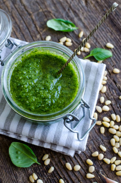 istock Pesto genovese sauce 886308988