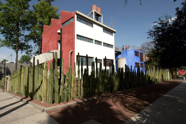 Museum of Diego Rivera and Frida Kahlo stock photo