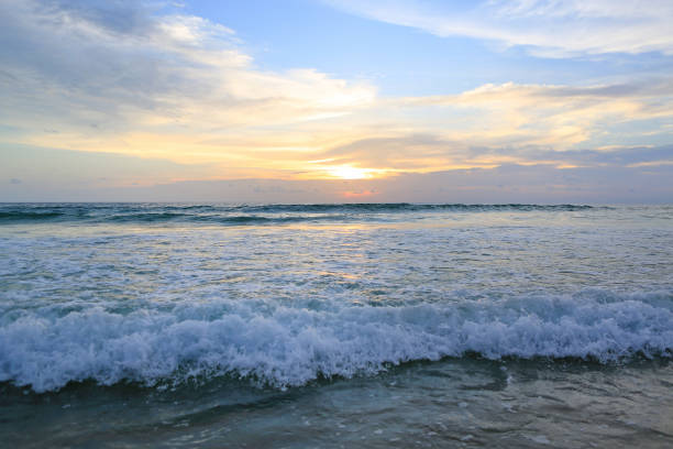 istock Sunset and sea at the evening. 886349104
