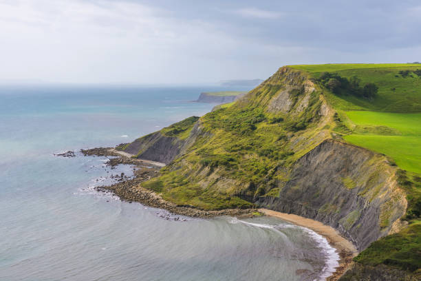 istock View of cliffs along the Jurassic Coast 886360370