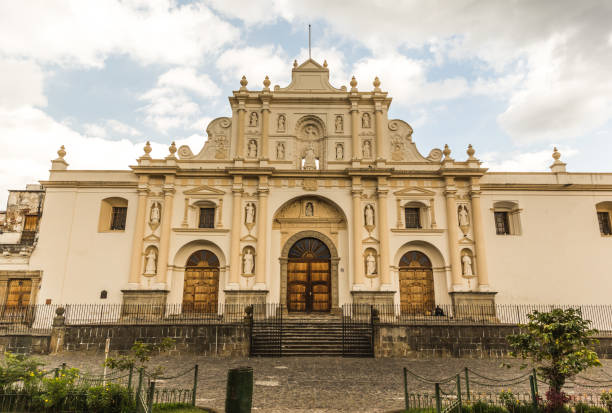 istock Church in Antigua, Guatemala 886381440