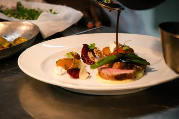 istock Gourmet Food on dish 886385050