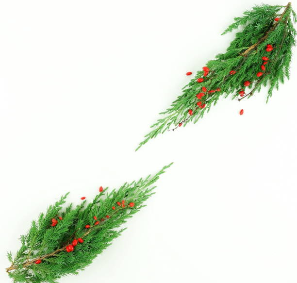 istock christmas background. creative abstract composition of xmas decorations, branches of Christmas tree, gifts, balls on white background.Flat lay. Top view. Copy space 886441432