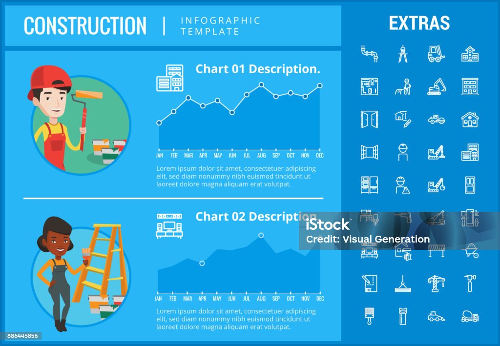Building Infographs Construction Infographic Template And Elements Stock Illustration ...