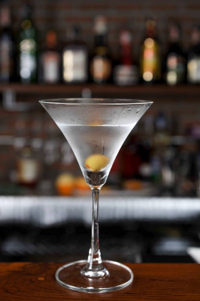 istock Classic Dry Vodka Martini with Olives 886482706