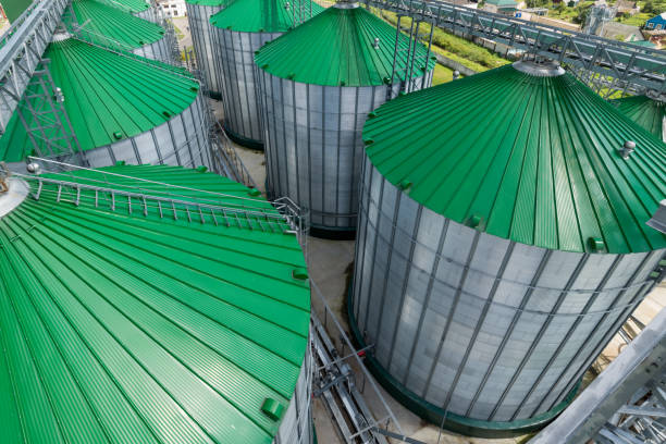 istock Warehouse of wheat and other cereals 886483030