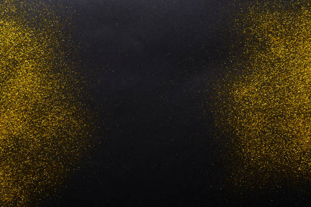 istock Golden glitter sand texture, abstract background. 886490144