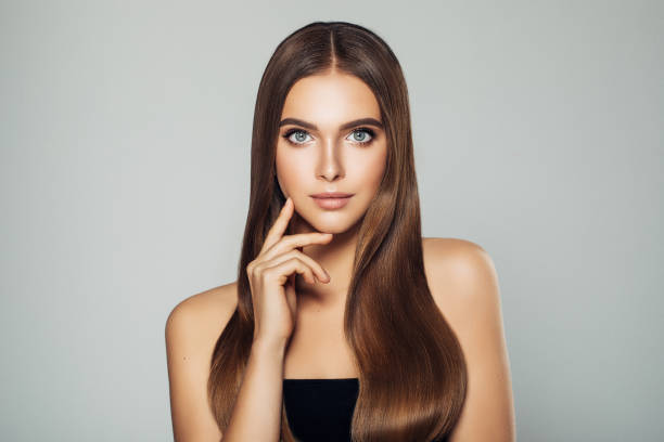 istock Beautiful woman with make-up 886494552