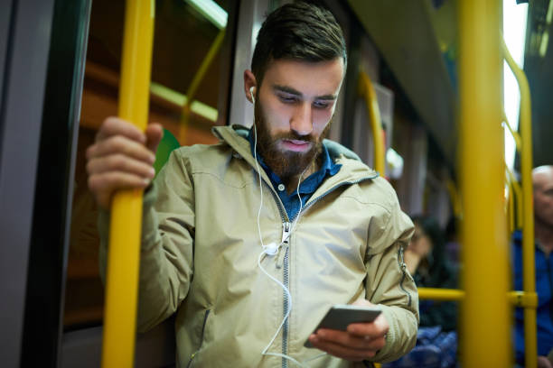 istock On the bus with a few good tunes 886514140
