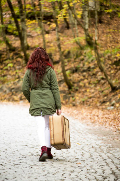 istock Autumn season and model 886515304