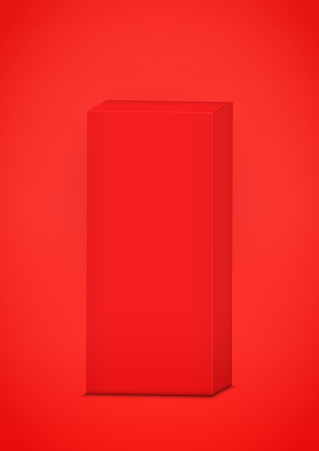 Red Box Fill Red Box On Red Background Stock Illustration - Download Image Now - Red ...
