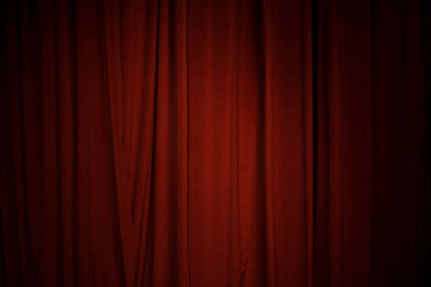 istock Red Curtain in the theater 886541708