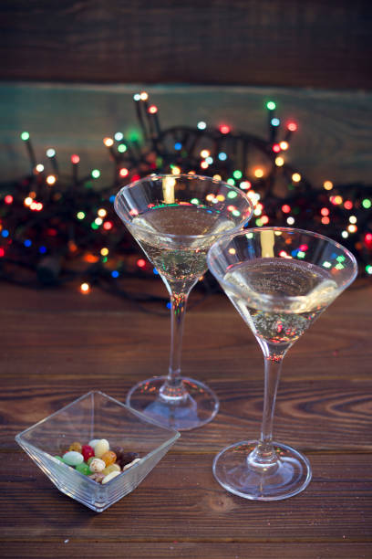 istock Still life with two champagne glasses 886560496