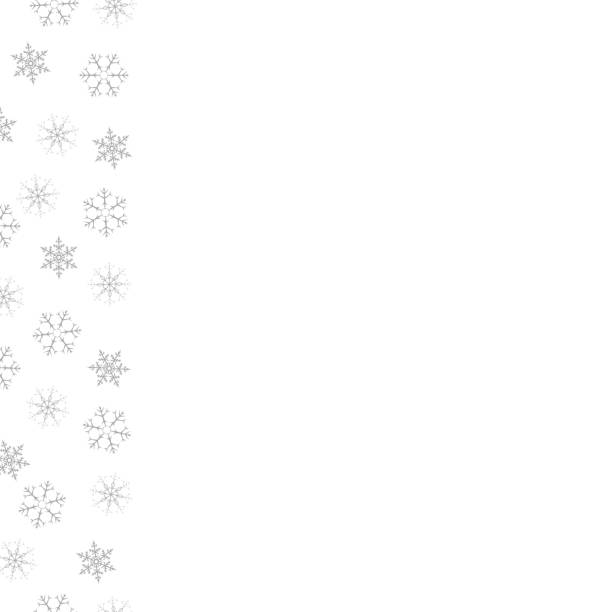 istock Festive decorative frame made of snowflakes on a white background. For posters, postcards, greeting for Christmas, new year. 886564426