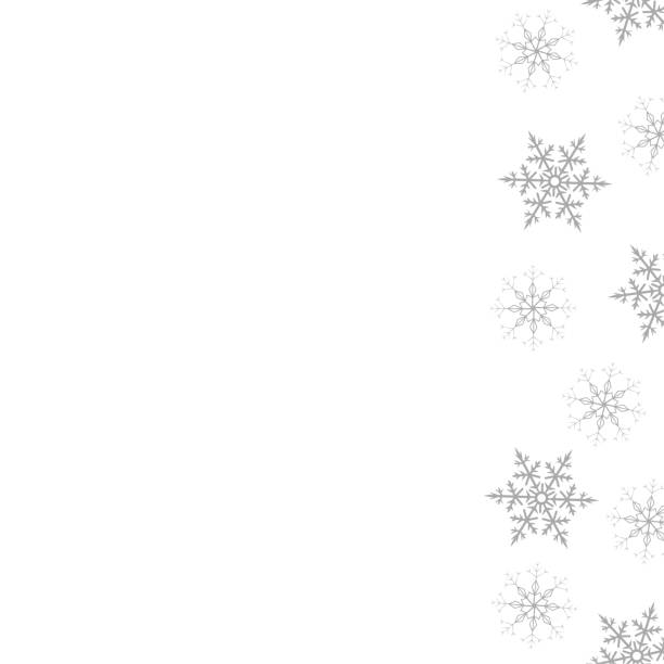istock Festive decorative frame made of snowflakes on a white background. For posters, postcards, greeting for Christmas, new year. 886564534