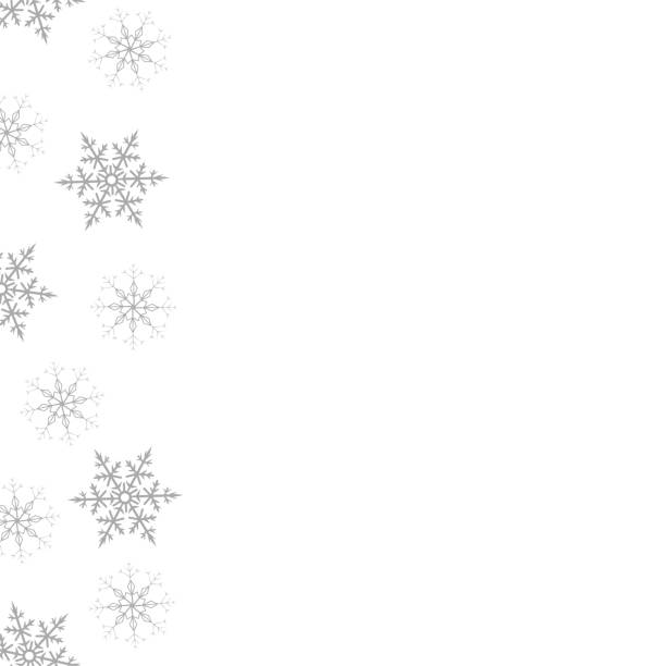 istock Festive decorative frame made of snowflakes on a white background. For posters, postcards, greeting for Christmas, new year. 886564538