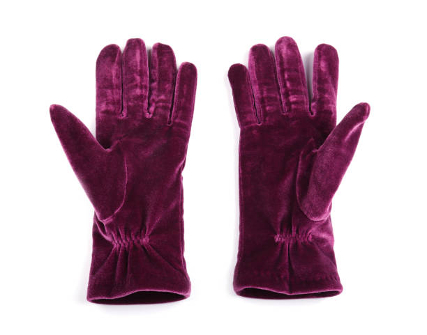 istock burgundy velvet gloves 886569722
