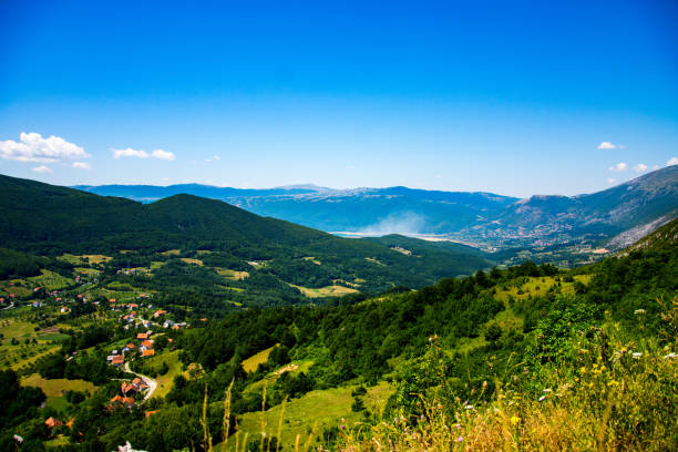istock view to the Ramsko jezero from the mountain 886582884