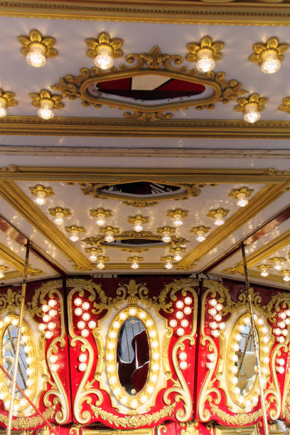 istock Vintage carousel horse detail 886630780