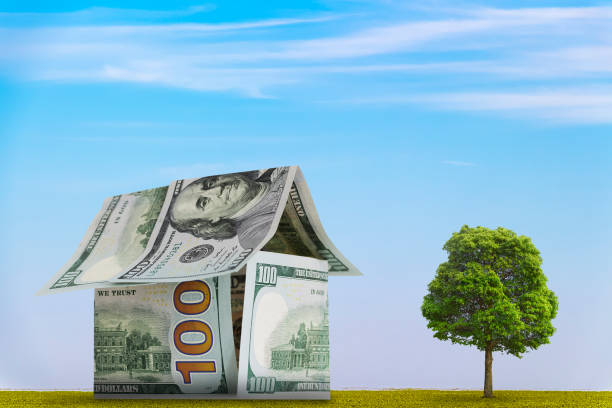House of 100-dollar bills