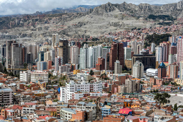 Panoramic view of La Paz, Bolivia