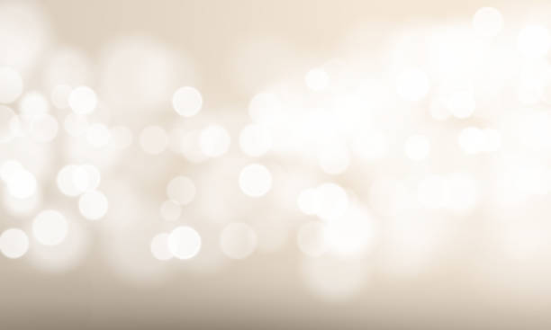 ilustrações de stock, clip art, desenhos animados e ícones de abstract light blur and bokeh effect background. vector defocused sun shine or sparkling lights and glittering glow for festival or white celebration background template - new year