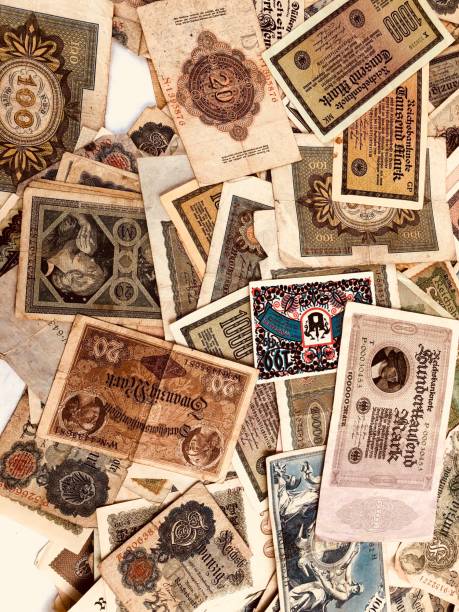 istock German inflation money from the 1920ies 886653284