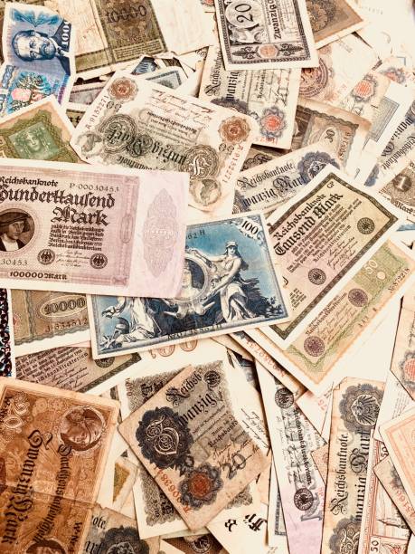 istock German inflation money from the 1920ies 886653486